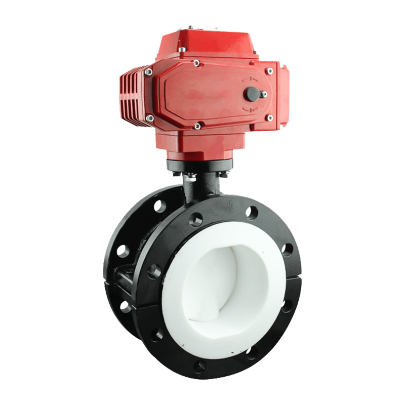 Electric Actuated Fluorine-lined Butterfly Valve