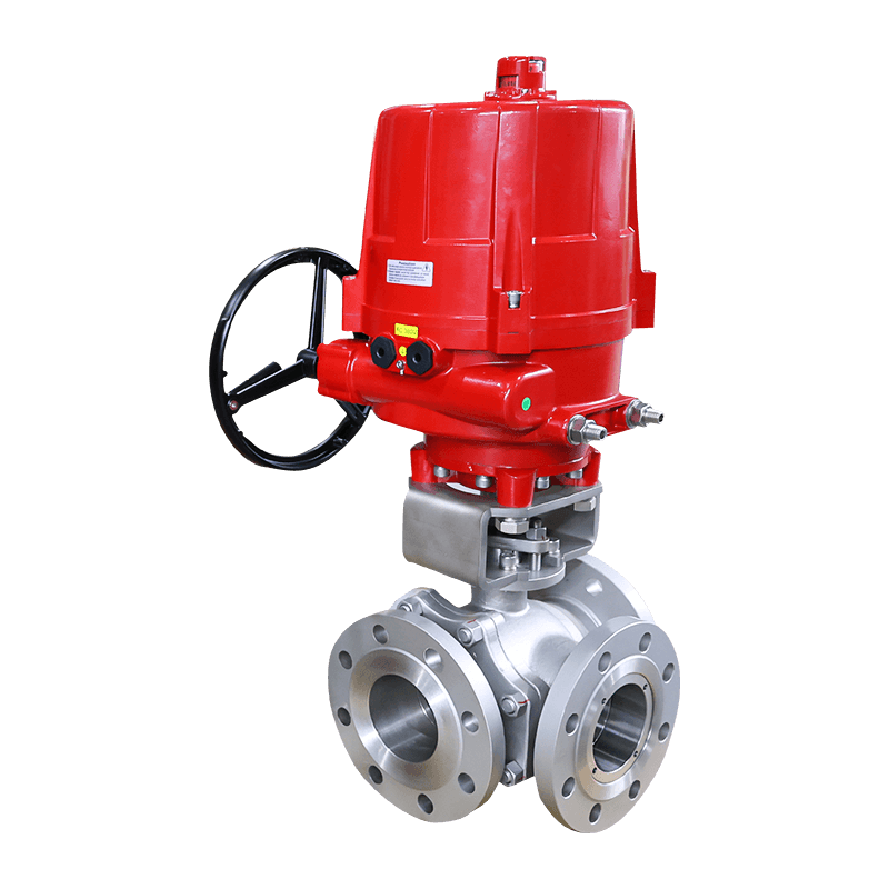 Electric Four-Way Ball Valve