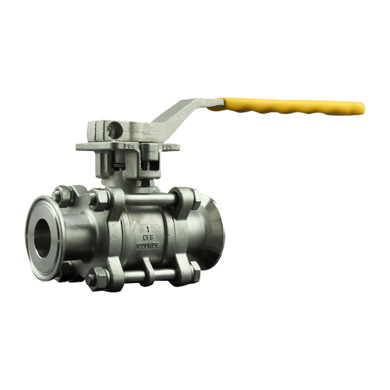 Manu-manong Clamp Ball Valve
