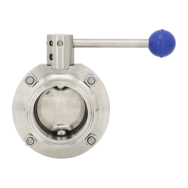 Manu-manong Clamp Butterfly Valve