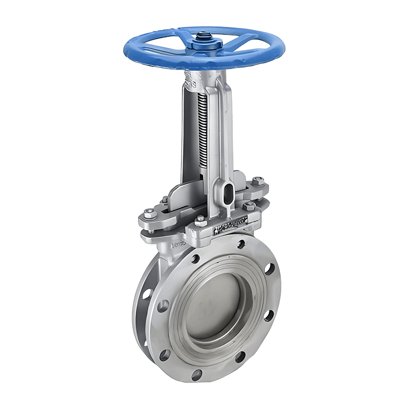Manu-manong Flanged Knife Gate Valve