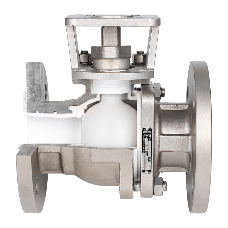 Manu-manong Fluorine-Lined Ball Valve