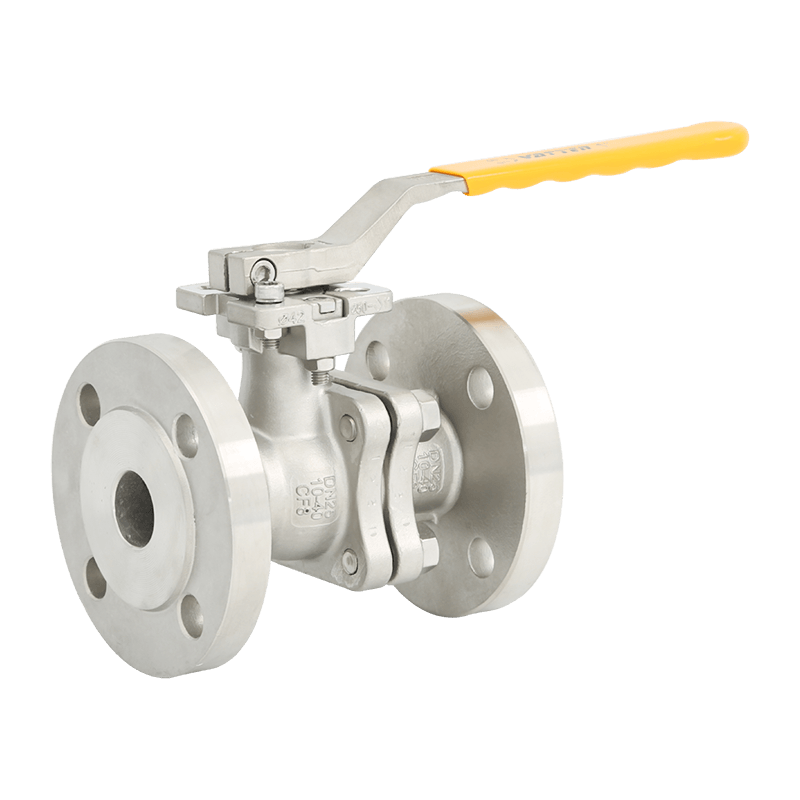 Manu-manong Two-Way Flanged Ball Valve
