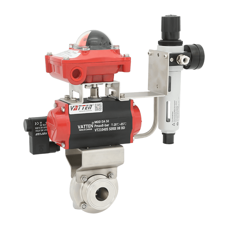 Pneumatic Clamp Butterfly Valve