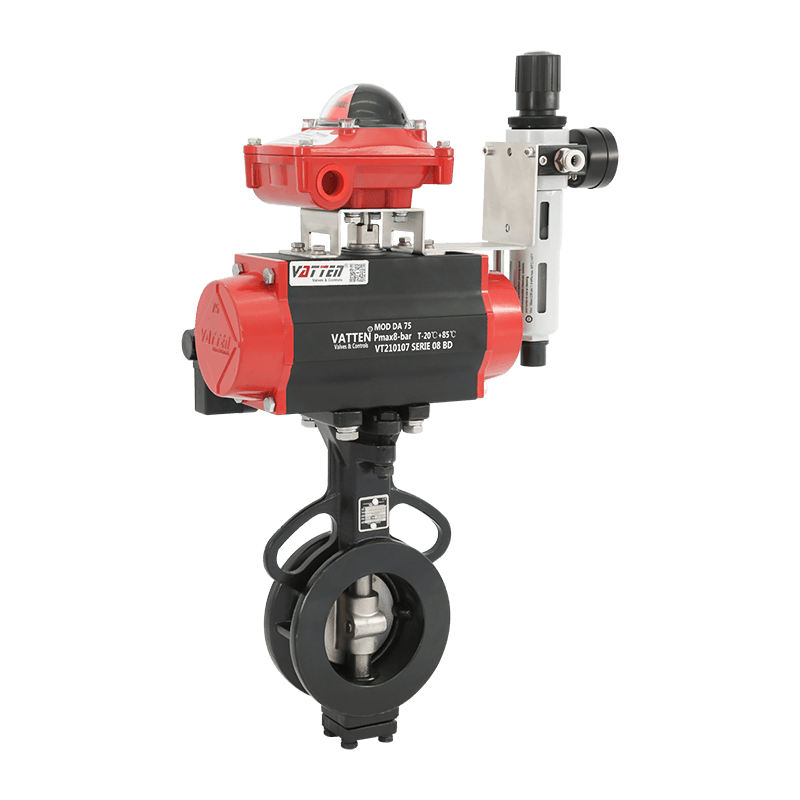 Pneumatic Double Eccentric Butterfly Valve