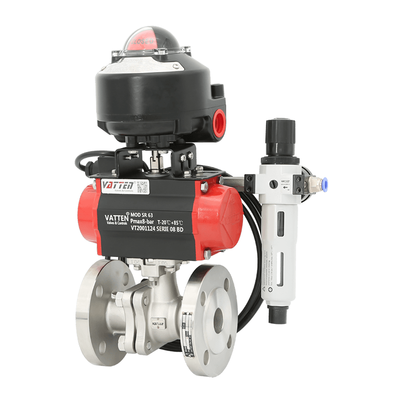 Pneumatic Explosion-proof Flanged Ball Valve