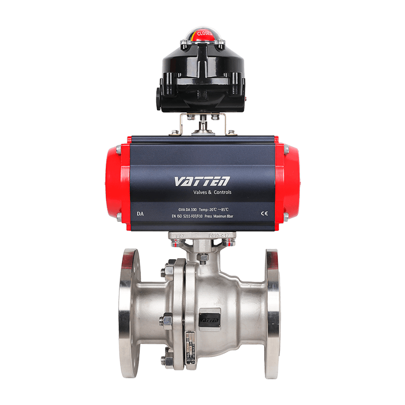 Pneumatic Explosion-proof Flanged Ball Valve
