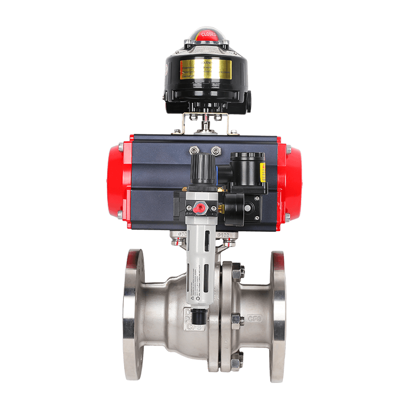 Pneumatic Explosion-proof Flanged Ball Valve