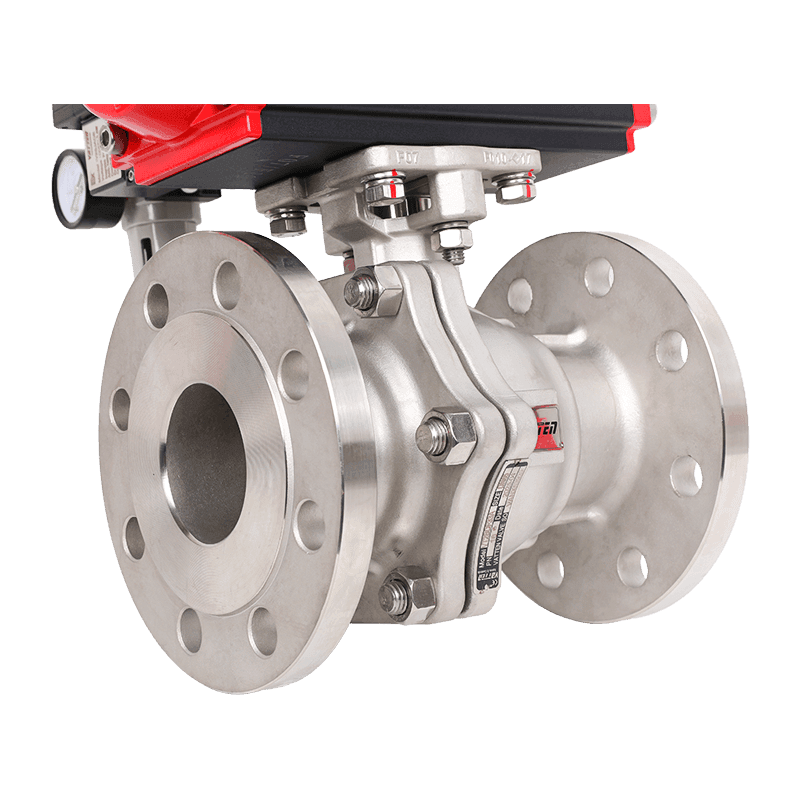Pneumatic Explosion-proof Flanged Ball Valve