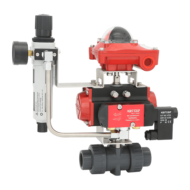 Pneumatic PVC Ball Valve
